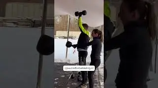 Zondag = Bootcamp training = Dobbel spel = Plezier in de sneeuw & lekker buiten sporten = SMILE