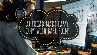 AutoCAD: Copy with Base Point (Modify tools)