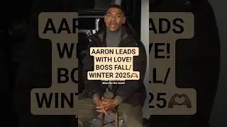 AARON FOR BOSS FALL/WINTER 2025🔥 #aaronpierre #Mufasa #Londonboy #BigMan #WestCroydon #edit #shorts