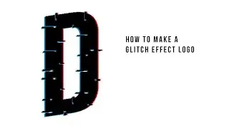 How to make a glitch effect text style with Photoshop cs6