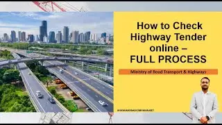 How to Find Construction & Highway Tenders Online | Step-by-Step Guide