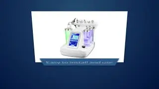 7 in 1 BIO RF Hydra Dermabrasion Aqua Peel Deep Clean LED Skin Rejuvenation CA