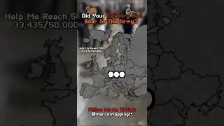 Did Your Country Had Bear In The Army? #map #geography #popular #shorts