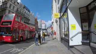 Walking video of Ludgate Hill, London