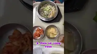 How to order food at a rest stop in South Korea 🇰🇷