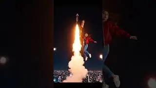 Diwali Rocket Launch Gone Wrong | Scared Girl Flies With Firework 🚀🔥 #Shorts