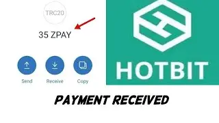 Zpay tokens withdraw from Trust wallet to Hotbit Exchange - Zoidpay Airdrop payment Received