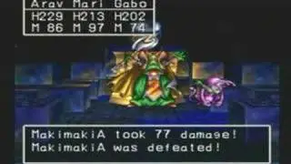 Dragon Quest VII (PS1) Boss Battle - Time Sage