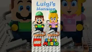 Luigi Vs Peach | Luigi&rsquo;s Mansion LEGO Suit #luigi #peach #lego #luigismansion