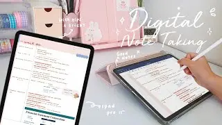 Digital Note Taking on Good Notes 5 - How I take Notes on iPad || Indonesia