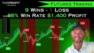 88% Win Rate Trading Futures Today [ +$1,400 9 wins- 1 Loss ]