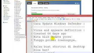 Cara Update Antivirus Windows Defender
