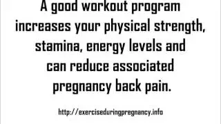 Exercise During Pregnancy