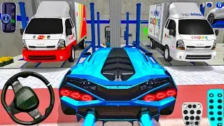 New Luxury Lamborghini Car Parking in Repair 🔧 Shop 🧰 | 3D Driving Class 2025 🚗 | Android Gameplay 🎮