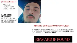 March 7, 2024 Justin Smith Missing from Springfield Ohio