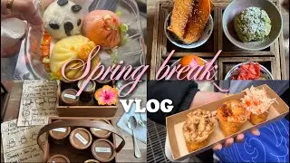 First day of spring break | NYC | Panda festival | Cafe dates | Silent vlog