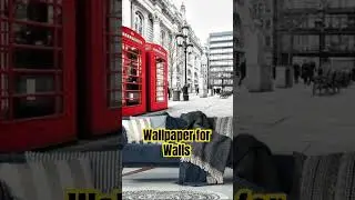 London Street View Wallpaper for Walls #london #greatbritain #walldecor