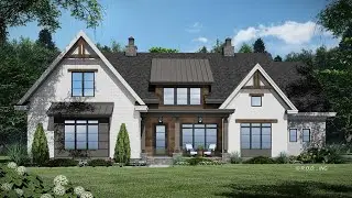 Modern Farmhouse - Lafayette House - Plan D754-A