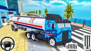 Extreme Oil Tanker Truck Driving on City Roads | Smooth Turns Android Gameplay