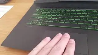 New HP Pavilion Gaming 17 touchpad clicking sound