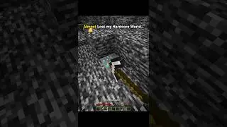 Minecraft Hardcore World Meme...🤯