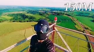 Escalando uma Torre de Radio (150M) #urbex #urbexbrasil