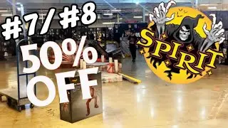 Spirit Halloween 2024 50% Off Store Tours / End of season + HUGE HAUL!
