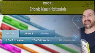 Criando um Menu Horizontal e Personalizado no Excel | #mundooffice