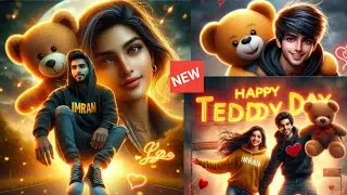 Happy Teddy Day Ai Photo Editing 2024 | How To Creat Ai photo For Happy Teddy Day | Bing App
