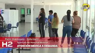S&aacute;bado 10: apertura del Hospital Modular con atenci&oacute;n m&eacute;dica a demanda.