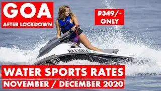 GOA WATERSPORTS PRICES - 2020 | GOA VLOG | GOA AFTER LOCKDOWN | JET SKI | PARASAILING | BANANA BOAT