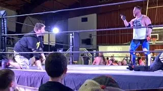GRIM JUMPS BARRICADE ATTACKS CURT HAWKINS AT INDY SHOW!