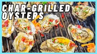 How to grill oysters | CHARGRILLED Oysters with bacon recipe