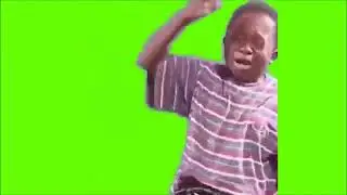 Meme crying man green screen