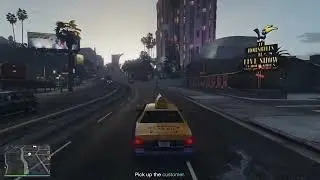 GTA Online | Job | Downtown Cab Co. Taxi Work (Part 1)
