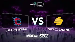 SANDBOX Gaming vs. CYCLOPS // Gamers Without Borders 2023 &ndash; Rainbow Six &ndash; Day 2