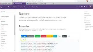 Bootstrap 4 tutorial   5   buttons
