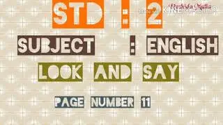 2nd Std English- Look and Say