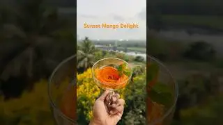 Mango Delight with Sunset Vibes | Alphanso Mango #summer #mangorecipe #mango #sunset #mangojuice