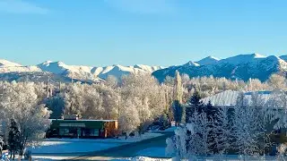 আলাস্কার প্রথম তুষারপাত ❄️|Snowfall in Alaska ❄️ |Winter Begins in the Land of Ice