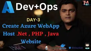 Create Azure WebApp and Host .Net , Java , php and python based website | Azure AZ_204 | AzureDevOps