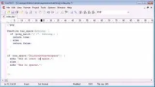 PHP 45  More on Expression Matching