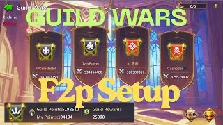 F2p Setup For Guilds Wars Against Top Guilds | Castle Clash