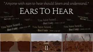 Ears To Hear Part 2 (Epiphany) 1/11/2026 - Pathos