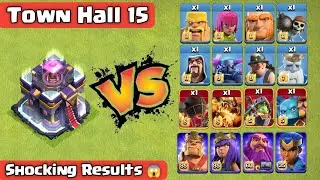 Th 15 Giga Inferno VS All Max Troops | Clash Of Clans | Coc Challenge | Coc New Update |CLASH CRYPTO
