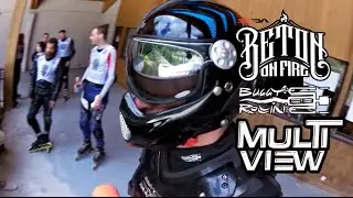 LA PLAGNE multi view, beton on fire, ROLLERMAN, Jean Yves Blondeau