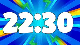 Blue Comic Book Countdown Timer [22:30]