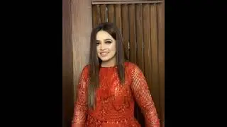 Dr wardah saeed transition video wearing Reign new collection