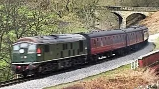 D5061, powers past Darnholm on the North Yorkshire Moors Railway in 2010.