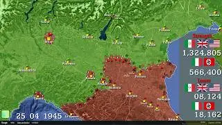 Italy 1945: The Final Allied Offensive Against Nazi Germany | Animated Battle Map